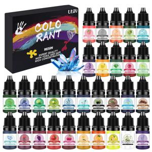 30색 에폭시 레진 안료 세트, 5ml, DIY 쥬얼리 및 공예용 UV 레진 염료 세트, 예술 창작용 다양한 색상