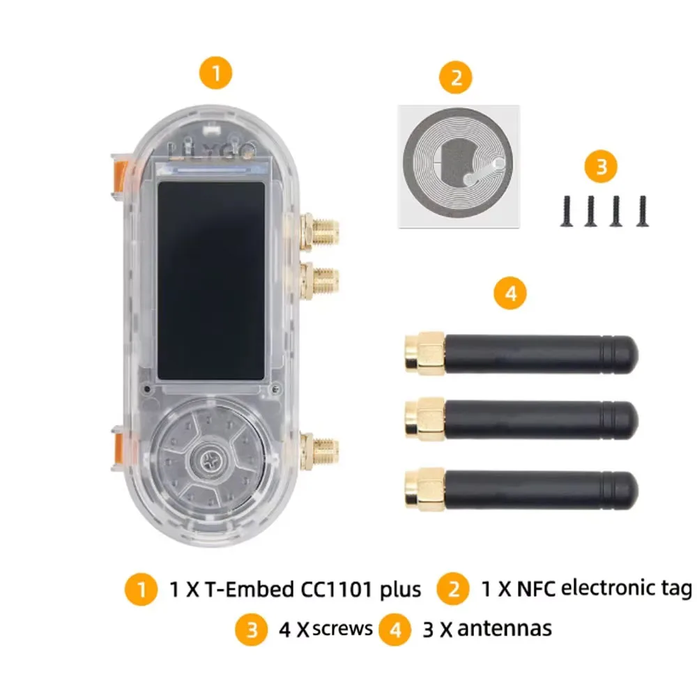 LILYGO T-Embed-CC1101 ESP32-S3 개발 보드 (스탠다드/플러스) 1.9인치 LCD, PN532 & CC1101 포함
