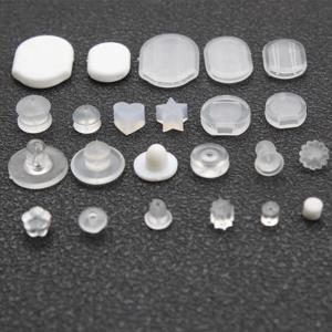 20-200Pcs 실리콘 귀걸이 백스 스토퍼 DIY 귀걸이용 통증 방지 귀 클립 패드 스터드 귀마개 쥬얼리 제작 액세서리