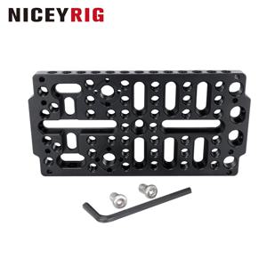 NICEYRIG 유니버설 치즈 플레이트 시네마 카메라 마운팅, 소니 FX3/FX30, BMPCC 6K Pro, URSA Mini, DSLR 케이지 리그에 적용 가능