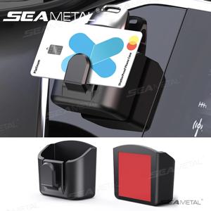 SEAMETAL 자동차 후크 키 홀더 클립 다기능 자동차 키 박스 주최자 자동차 인테리어 액세서리 용 접착 마운트 카드 홀더