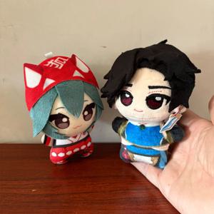 새롭고 사랑스러운 만화 애니메이션 게임 오버워치 히어로 캐릭터 키리코와 우양 플러시 장난감 열쇠고리 가방 펜던트 장식 플러시 인형