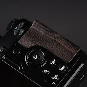 경량 휴대용 디자인 단단한 나무/흑단/호두나무/로즈우드 핑거 핸들 니콘 ZF 디지털 카메라용 미끄럼 방지 스티커