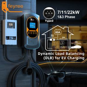 페이리 DLB EV 충전기 월박스 타입 2 가정용 충전기 스마트 에너지 관리 밸런스 충전 계획 앱 제어 EVSE 충전소