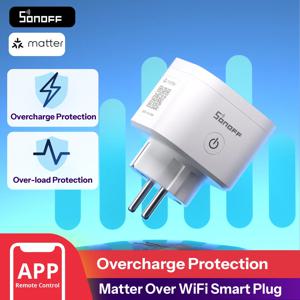 SONOFF S61STPF Matter Over WiFi 스마트 플러그 S61s TPF 스마트 소켓 에너지 가디언 에너지 전기 모니터링 Matter 호환
