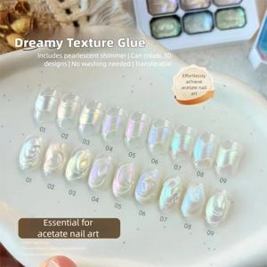 1pc 9색 신상 인기 컬러 패팅 젤 그라데이션 컬러 세미 퍼머넌트 UV&LED 젤 네일 아트 제작 살롱 DIY