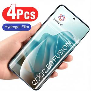 모토로라 엣지 70 60 50 40 퓨전 네오 프로용 4개입 하이드로겔 필름 스크린 보호필름, 엣지 70 퓨전+용 풀커버 스크린 보호필름