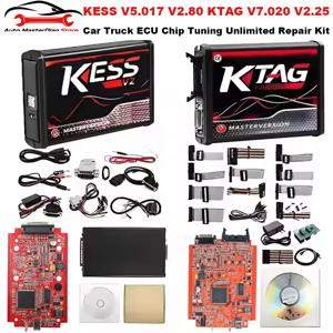 A+++ EU 버전 KESS V2 V5.017 KTAG V7.020 ECU 프로그래밍 도구 OBD2 BDM ECU 프로그래머 (자동차 및 트럭용) Kess Ktag ECU 프로그래머