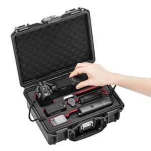 DJI OSMO Pocket 4 Pro 및 액세서리용 2중 하드 케이스, TSA 비밀번호 방수 박스, 여행용 휴대 케이스, 휴대용 여행 가방