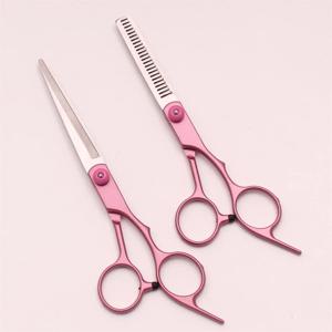 헤어 커팅 가위 6인치 스테인리스 스틸 미용 가위 숱가위 헤어 가위 세트 스타일링 도구