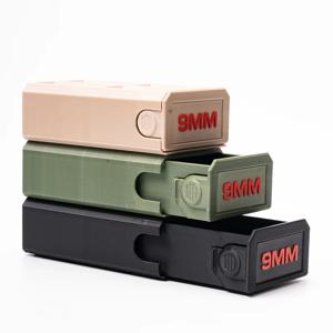 9mm 3D 프린팅 수납함 슬라이딩 서랍 정리함 12×6.5×3.8cm 블랙 올리브 그린 탄
