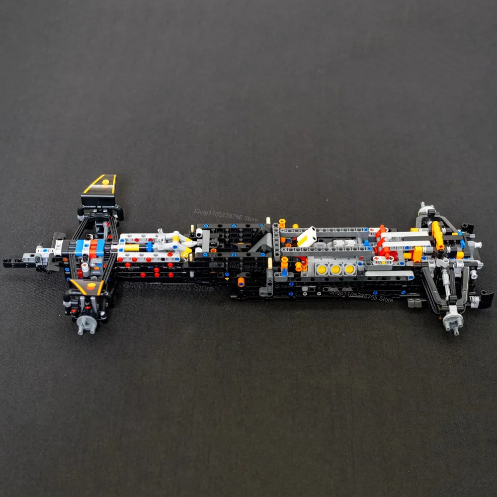 2026 신형 테크니컬 클래식 퍼포먼스 1675피스 오렌지 슈퍼 스포츠카 조립 블록 MOC DIY 조립 모델 세트 소년 장난감 선물