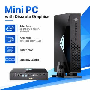 MSECORE 미니 게이밍 PC, 인텔 코어 i9-9900T, RTX3050/GTX1660S 외장 그래픽 카드, DDR4, NVMe SSD, Wi-Fi 5, 블루투스 5.0, 4K, 윈도우 11, 데스크톱