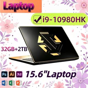 15.6인치 Pacy 노트북, 인텔 코어 i9-10980HK 프로세서, 32GB RAM, 1TB/2TB SSD, 지문 인식 잠금 해제 기능, 윈도우 11 운영체제, 게이밍 노트북