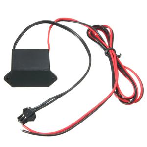 DC 12V 미니 네온 EL 와이어 전원 드라이버 컨트롤러 1-10M LED EL 와이어 라이트 인버터 공급 어댑터 유연한 네온 와이어 드라이버