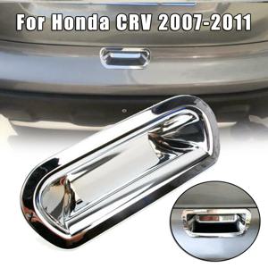 혼다 CRV 2007-2011 용 자동차 뒷 트렁크 도어 핸들 장식 커버 크롬 뒷 트렁크 테일 게이트 도어 핸들 보울 커버 트림