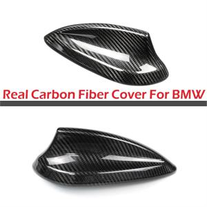 BMW M2, M3, M4, 1234567 시리즈, X1, X3, F22, F30, F34, F80, F87, F32, F36, F82, G11, G20, G12, G30 모델용 실제 탄소 섬유 소재의 샤크핀 안테나 커버