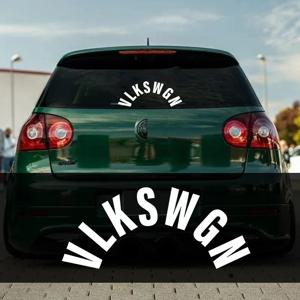 자동차 스티커 VLKSWGN 자동차 후면 와이퍼 창 자동 스티커 Octavia Seat Leon Altea