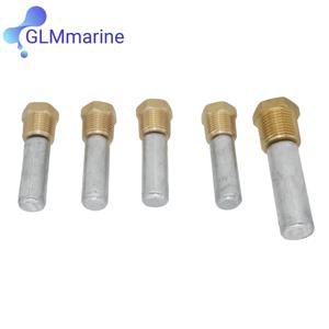 119773 -92600 Yanmar 4LHA 6LP A 6LY 시리즈 엔진 오일 쿨러 마린용 내식성 아연 양극 키트 119574 -44150 119574 -18790