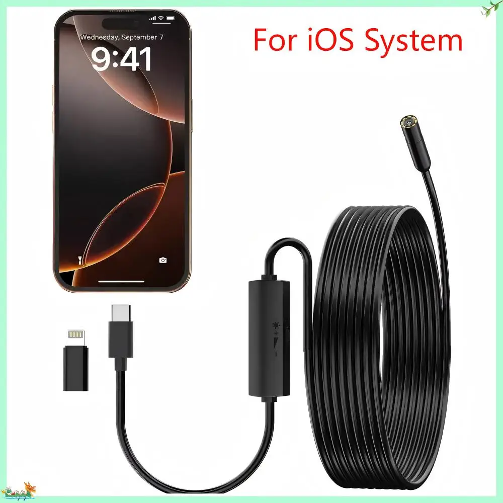 iOS 시스템용 iOS 내시경 카메라 HD 960P 검사 하수구 내시경 카메라 아이패드 아이폰5-17용