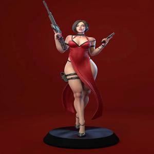 1/24 75mm 1/18 100mm 수지 모델 키트 게임 여성 킬러 피규어 도색되지 않은 무색 RW-1254