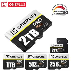 원플러스 2TB 고속 V30 A2 4K SD 카드 512GB 256GB 메모리 카드 1TB 마이크로 TF SD 어댑터 스마트폰/태블릿/PC 겸용