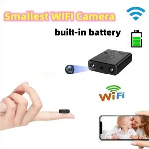 XD WIFI 1080P 미니 카메라 내장 배터리 IP 원격 모니터링 캠코더 IR 야간 투시경 바디캠 보이지 않는 스파이 카메라