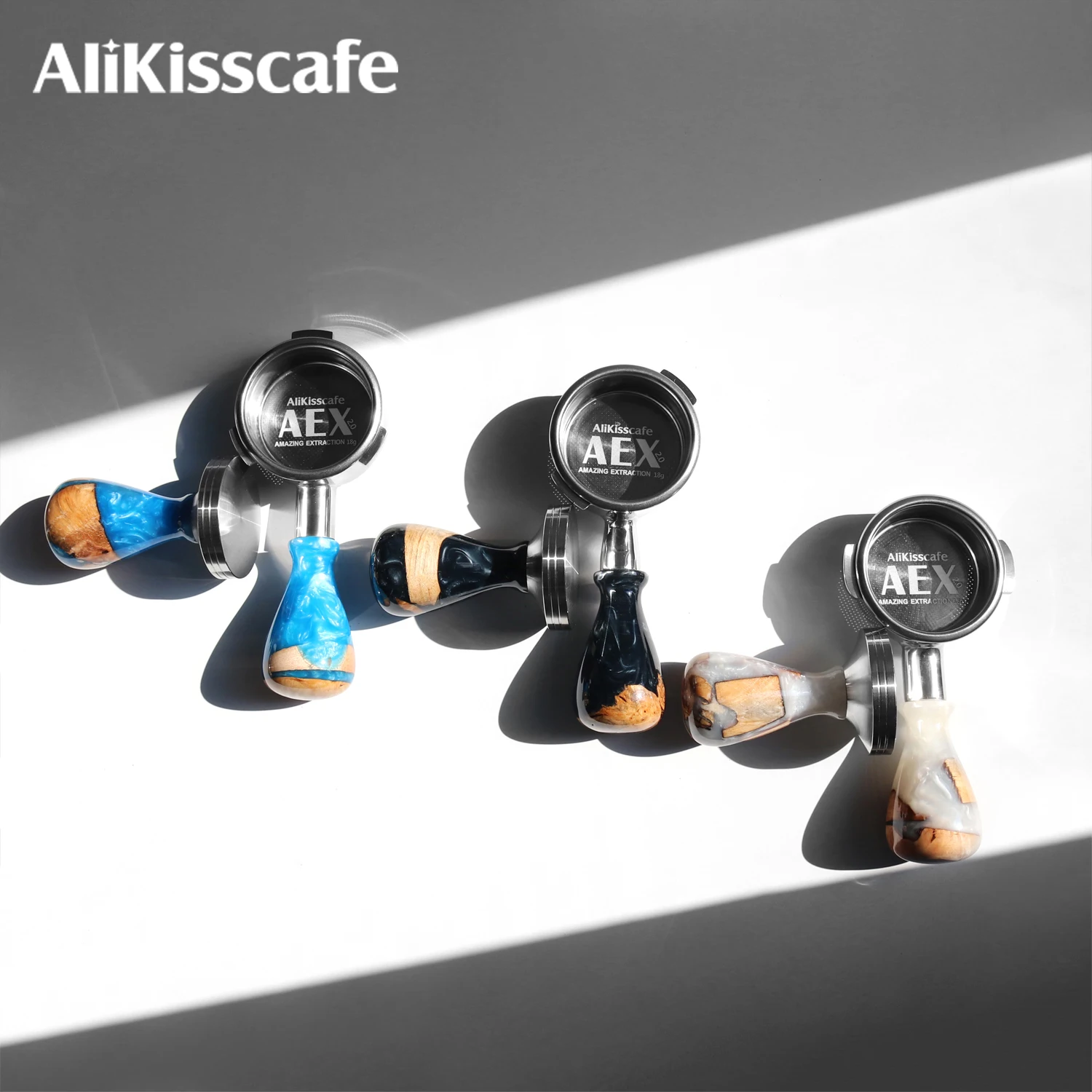 AliKisscafe 58mm 커피 바텀리스 포터필터 E61 Gaggia Breville Hibrew H7 Nuova 에스프레소 액세서리 바리스타 도구