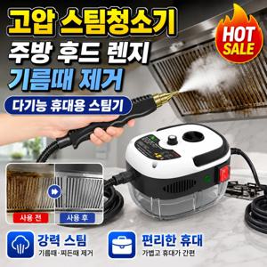고압 스팀청소기 고온 살균 에어컨 주방 후드 자동차 내부 청소 가정용 휴대용
