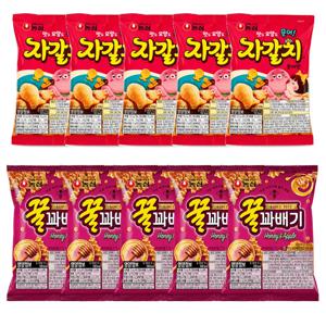 자갈치30g 5개+ 꿀꽈배기30g 5개