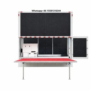 LED 광고 트럭, 5995x2150mm 크기의 풀 컬러 LED 스크린, 이동식 광고판, 유압 리프트 장착