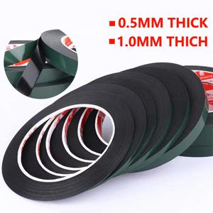 1 롤 2mm/3mm/5mm/10mm 휴대 전화 스크린 테이프 수리 양면 접착 폼 코튼 그린 필름 0.5mm 1mm 두께 10M