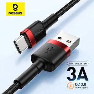 Baseus USB C 타입 케이블, 화웨이 아너 샤오미 삼성용, 슈퍼 차지 고속 충전, USB C 충전기, 데이터 케이블 와이어 코드