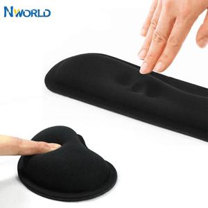 게임용 마우스 패드 컴포트 3D 손목 받침대 실리카 젤 핸드 베개 메모리 코튼 폼 게이머 PC 게임용 인체 공학적 마우스 패드