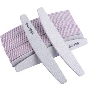 5pcs/10pcs/25pcs/Lot 전문 네일 파일 재사용 가능한 양면 에머리 보드(100/180 그릿) 네일 스타일링 매니큐어 도구