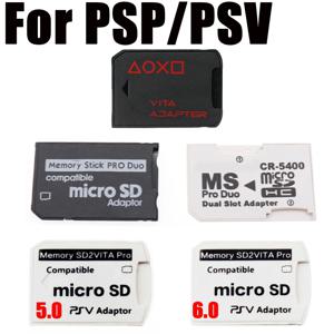 Psvita PSV 1000 2000 메모리 SD2vita Pro 호환 SD TF 카드 어댑터 V2.0 V3.0 V5.0 V6.0 게임 카드 홀더