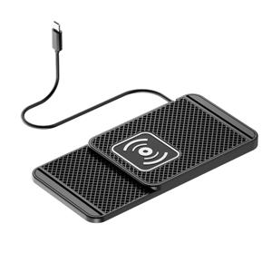 1M 긴 와이어 USB/TYPE-C 빠른 충전 매트 홈 자동차 모바일 무선 충전기 패드 충전기 어댑터 스탠드 전화 미끄럼 방지 홀더