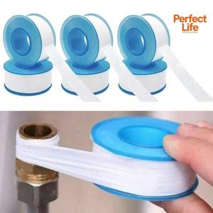 6Pcs PTFE 배관 스레드 씰 테이프 오일 프리 누출 방지 하수구 플러그 물 파이프 수도꼭지 수리 도구 접착제 실란트