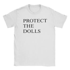 Protect The Dolls 프린트 여성 티셔츠 라운드 넥 패션 비치 티셔츠 스트리트웨어 캐주얼 의류 스트리트웨어