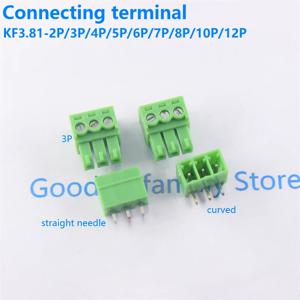 5set KF2EDG 15EDG 3.5mm/3.81mm/3.96mm/5.08mm PCB 나사 고정 터미널 블록 커넥터 핀 헤더 소켓 스트레이트/직각 2-12Pin