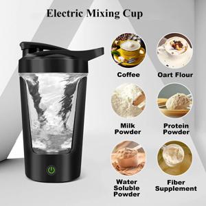 450ml 블렌더 컵 전기 믹싱 컵 휴대용 단백질 파우더 셰이커 병 믹서 여행용 가정용 사무실 주방 도구
