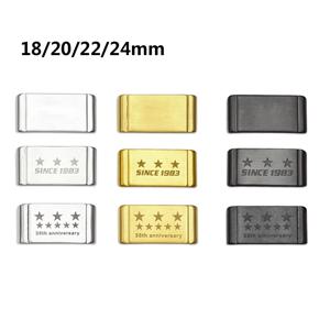 18mm 20mm 22mm 24mm 스테인리스 스틸 시계 밴드 루프 후프 홀더 남성용 메탈 링 키퍼 카시오 G-SHOCK GA-110 GD-100 DW-5600용