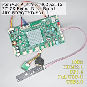 JRY-W9RQUHD-SA1 iMac 27인치 5K Retina A1419 A2115 LM270QQ1 스크린용 드라이버 보드 10비트 HDMI 2.1 풀 USB-C DP1.4 DIY 모니터