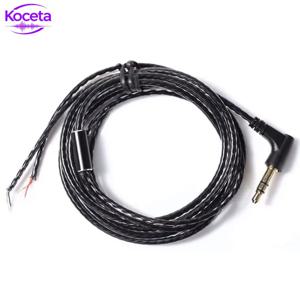 Koceta OFC 코드 DIY PVC 이어폰 케이블 교체 수리 HiFi 오디오 헤드셋 헤드폰 케이블 유지 보수 와이어 1.2M AKG K420 용
