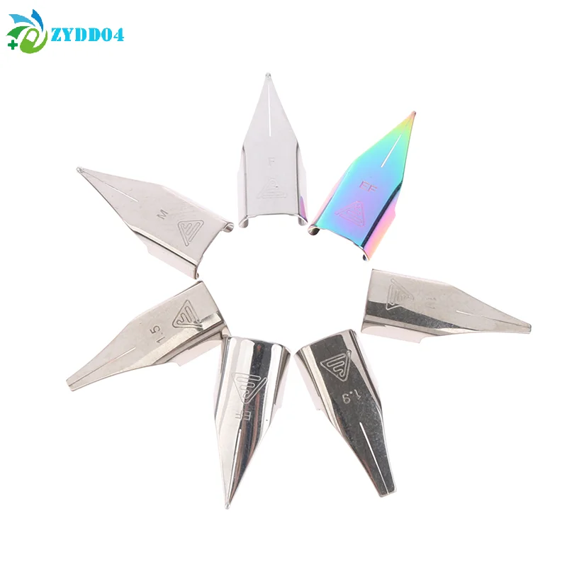 ● 3개 757 #   만년필 펜촉 액세서리 눈부신 F/EF/M 아트 펜촉 학교 용품