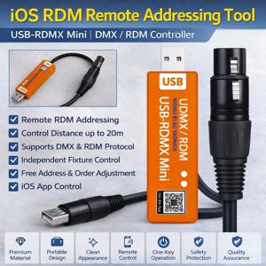 USB RMD DMX2.0 모바일 앱 DMX512 다이얼러 무대 조명 무선 DMX 컨트롤러 RDM 컨트롤러 안드로이드 IOS 기기 호환