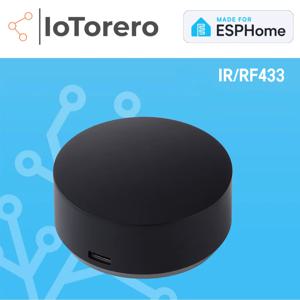 IoTorero는 ESPHome ESP32 IR + RF 433MHz 브리지 수신기 송신기용으로 제작되었으며 홈 어시스턴트와 호환됩니다.
