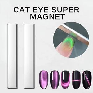 1/2개 강력 네일아트 마그네틱 펜 3D 캣아이 페인팅 네일아트 디자인 양면 마그넷 막대 젤 폴리쉬 매직 매니큐어용