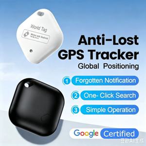 미니 GPS 트래커, 구글 파인드 허브 장치와 호환되는 스마트 로케이터, 애완동물, 자동차 키 분실 방지 GPS 추적기 (안드로이드 시스템용)