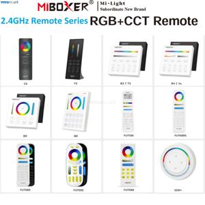 MiLight2.4G 무선 원격 RGBCCT 컨트롤러 FUT088 FUT089 FUT089S FUT100 FUT092 C4 C5 C8 S2W+ S2-W PUSH1 PUSH2 for MiBoxer